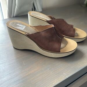 Indigo Wedge Heels